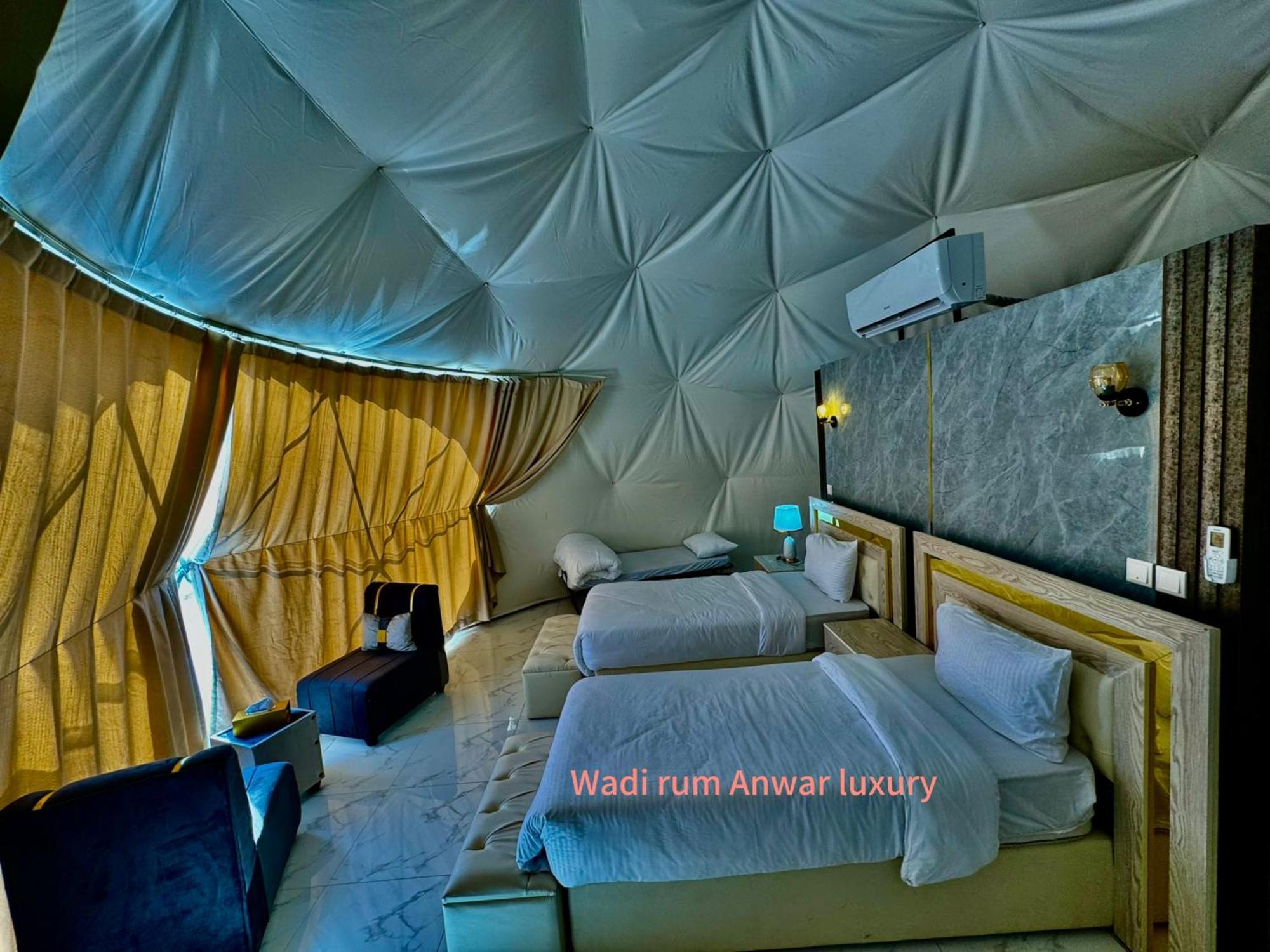 Wadi Rum Anwar Luxury Camp Bagian luar foto