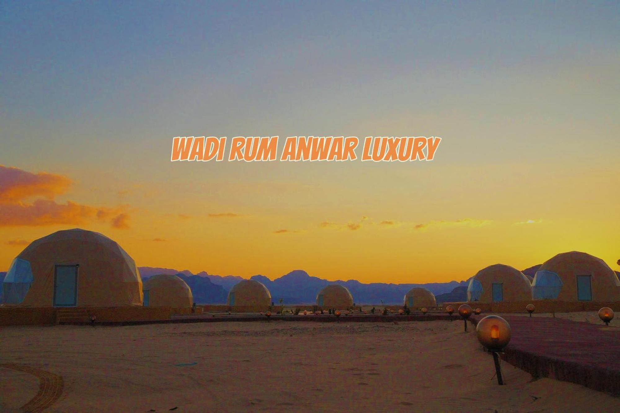 Wadi Rum Anwar Luxury Camp Bagian luar foto