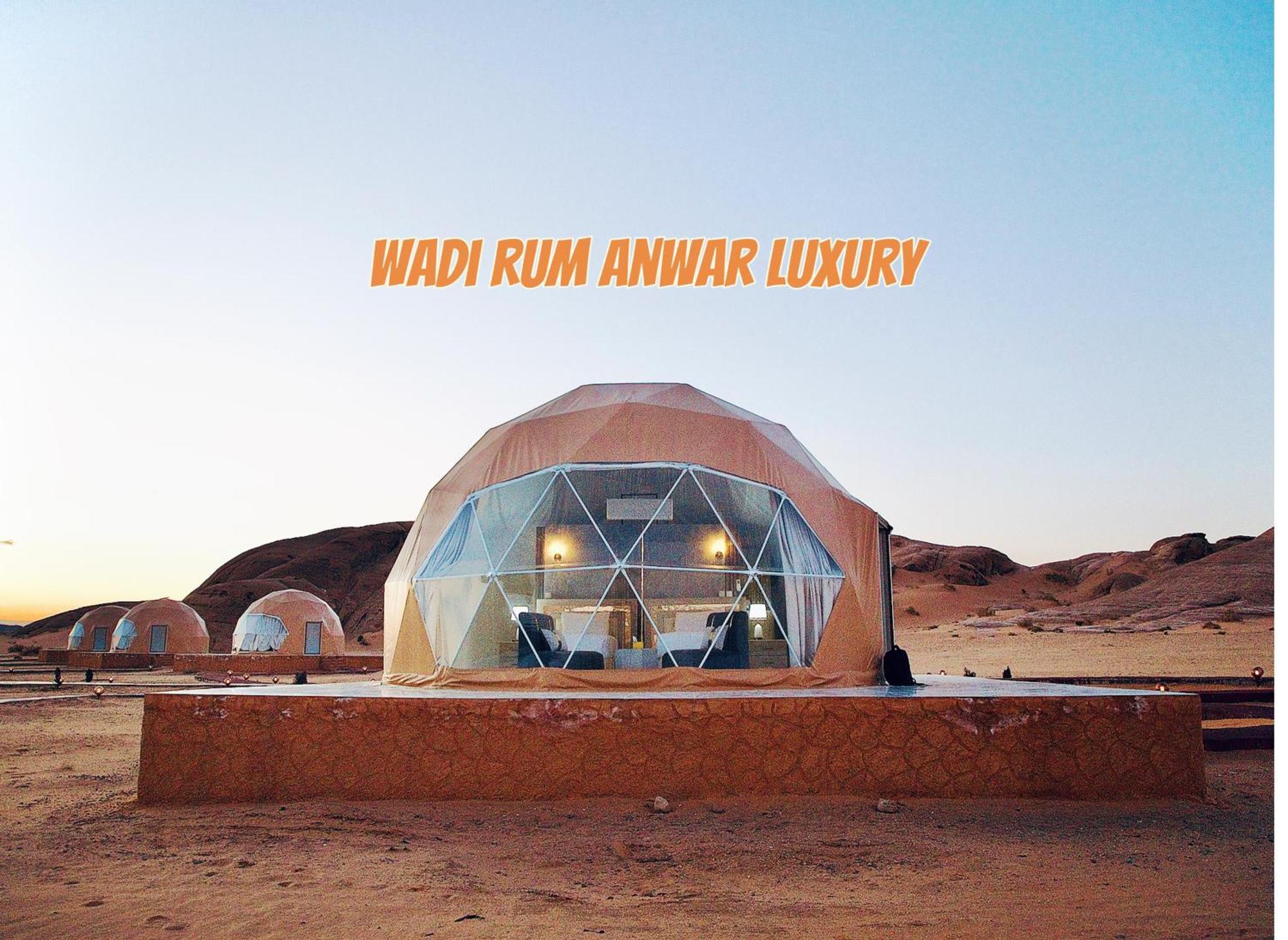 Wadi Rum Anwar Luxury Camp Bagian luar foto